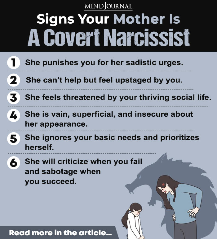7 coisas que uma mãe narcisista dissimulada faz com seus filhos